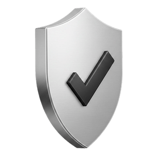 Marca de verificación dentro de un ícono 3D de aprobación, mostrada en la página de funcionamiento de Rumbo Inverenza